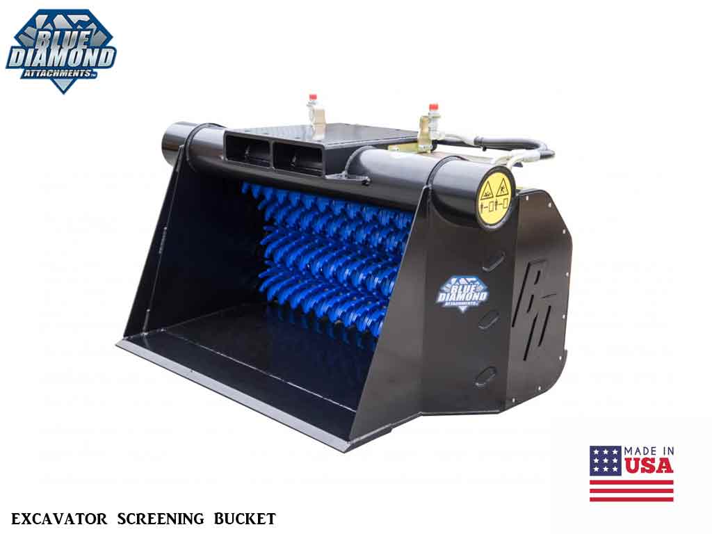 Blue Diamond Excavator Screening Bucket (EXC)