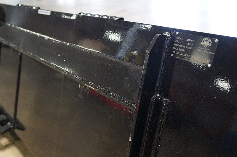 Cucharones de servicio severo BLUE DIAMOND para minicargadores