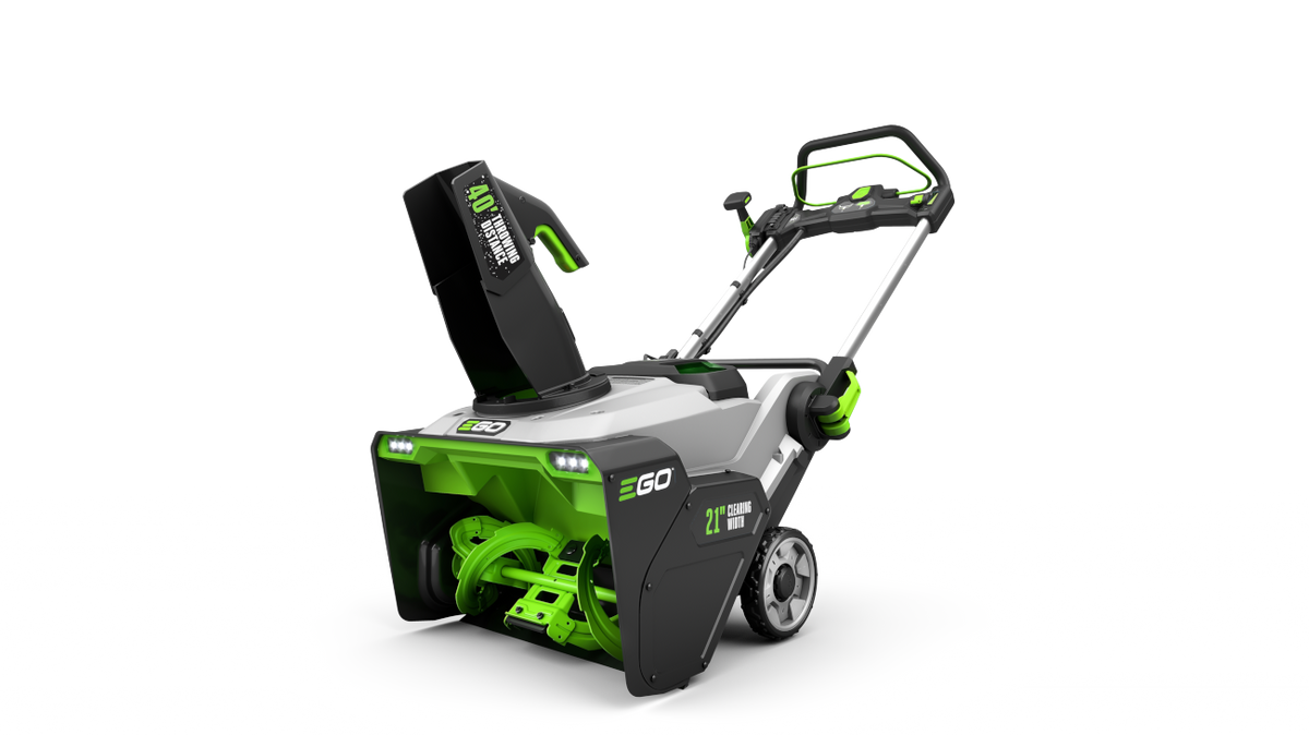 EGO 21" Power Plus snow blower with peak power and steel blade