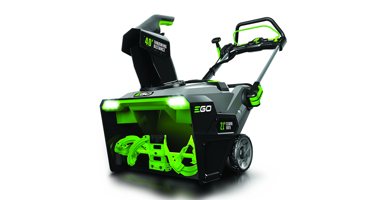 EGO 21" Power Plus snow blower with peak power and steel blade