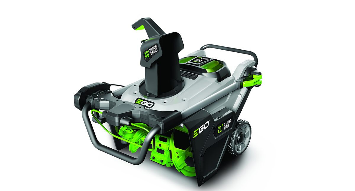 EGO 21" Power Plus snow blower with peak power and steel blade