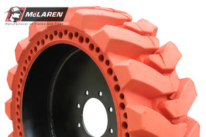 MCLAREN solid rubber tires for skid steers