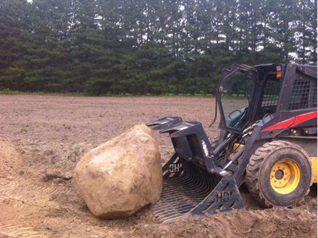 Virnig V50 Skeleton Rock Grapple for skid steer