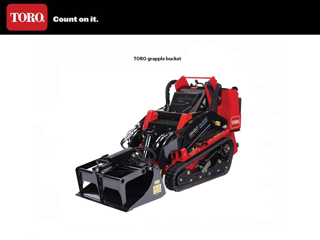 TORO GRAPPLE BUCKET FOR MINI LOADERS