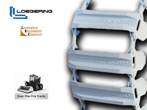 LOEGERING F series steel over the tire tracks for Bobcat Skid steers