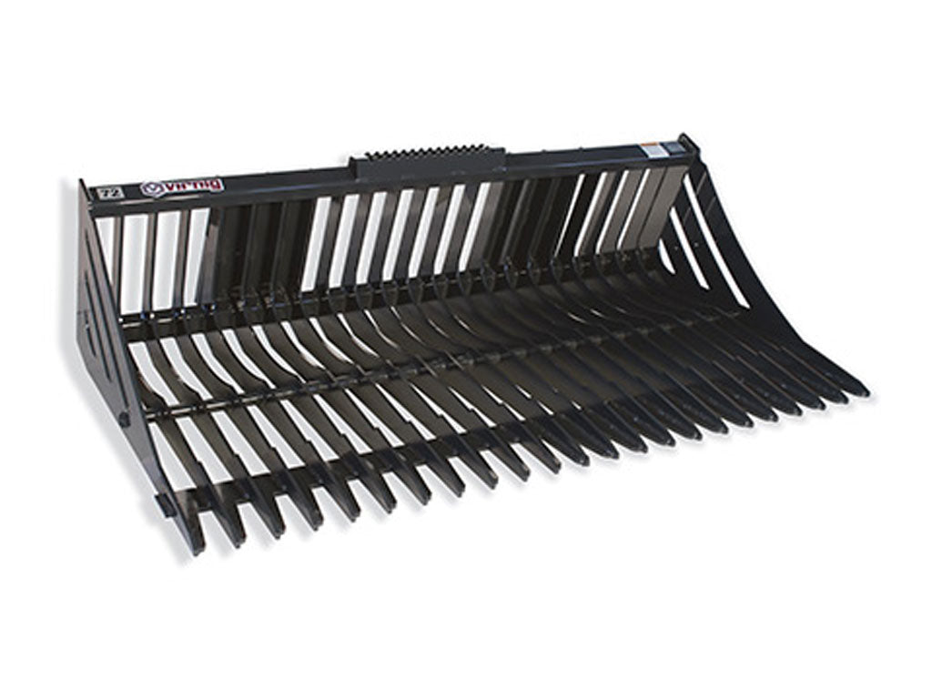 Virnig V50 Skeleton Rock Bucket for skid steer