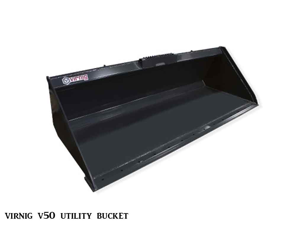 Virnig V50 Utility Bucket for skid steer loaders