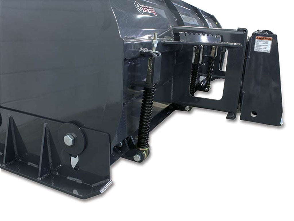 Virnig V60 Steel Trip Edge Snow Pusher for skid steer loader