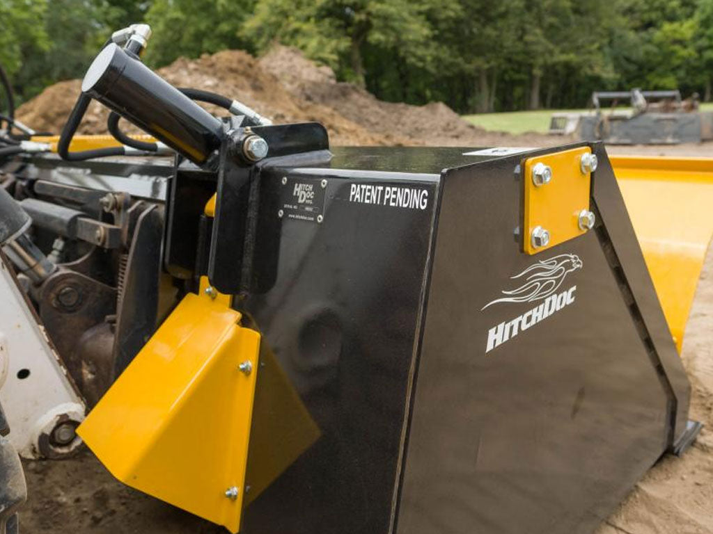 HITCH-DOC push off bucket for skid steer
