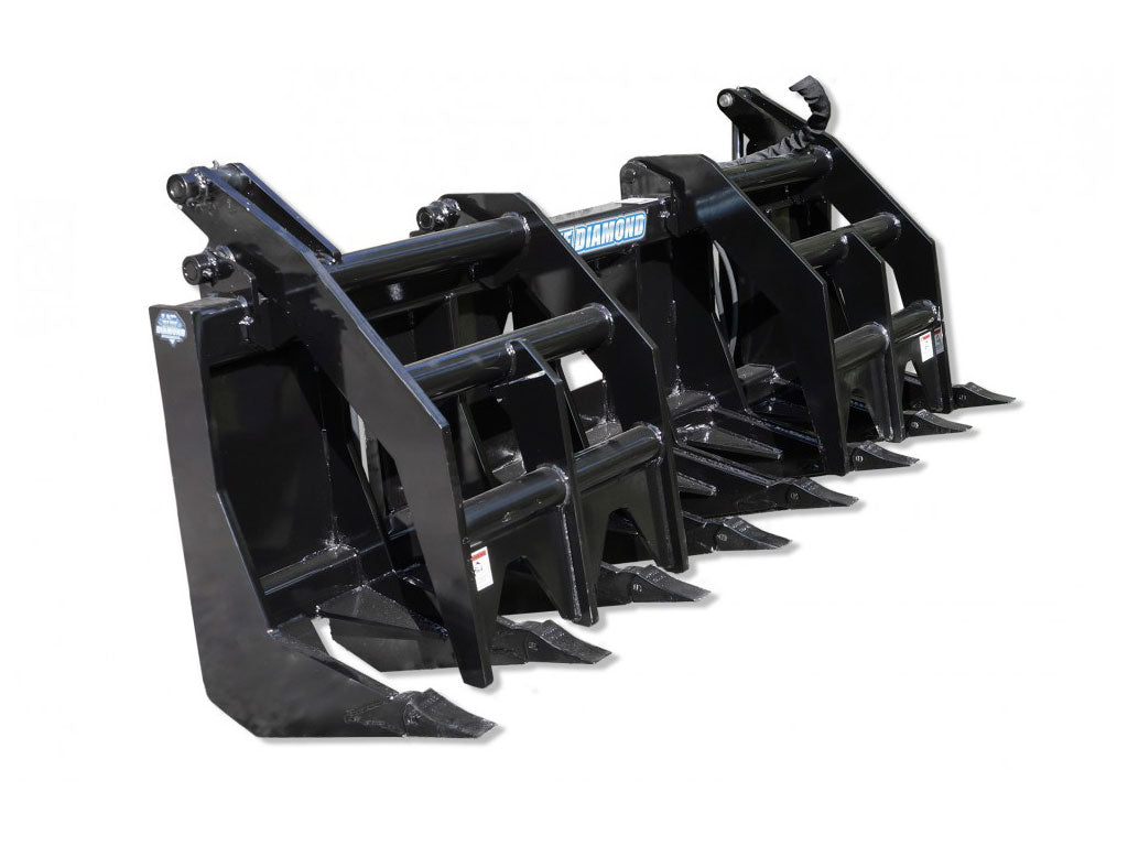 BLUE DIAMOND severe duty grapple rake for skid steers
